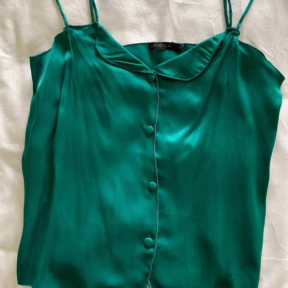 Revolve green tank top
